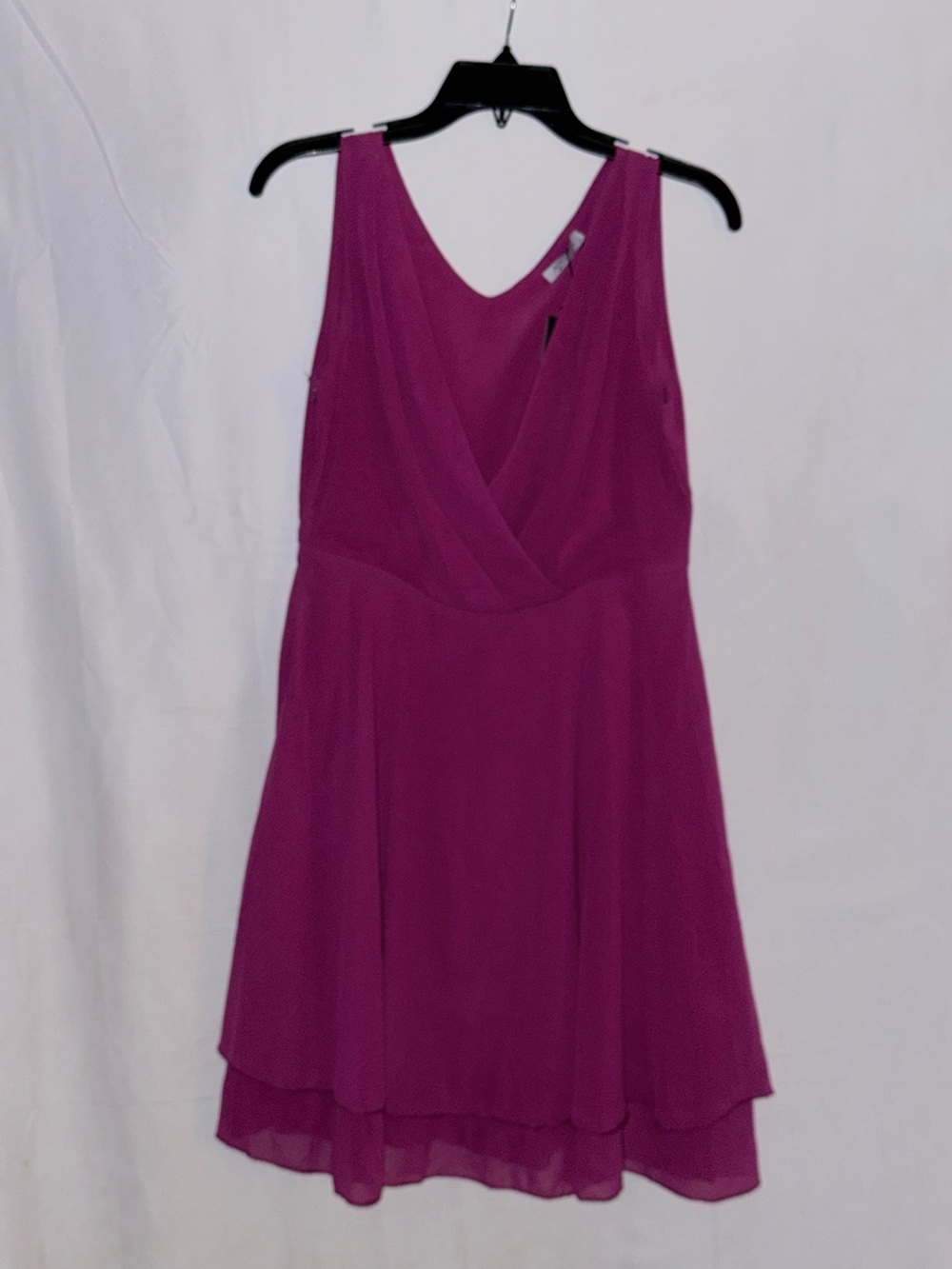 NWT Angvns Sleeveless Fuchsia Mini Dress Size Medium